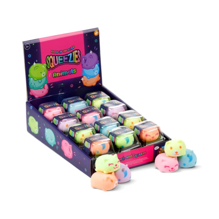 Glow-in-the-dark Kat  Stretch Friemelspeelgoed