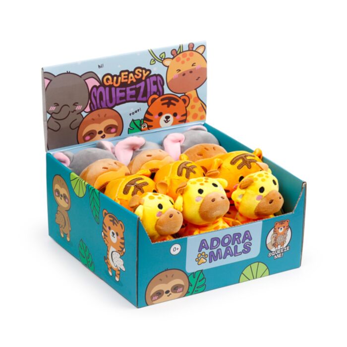 Queasy Squeezies Adoramals Zoo Mix #2 Knijp Speelgoed