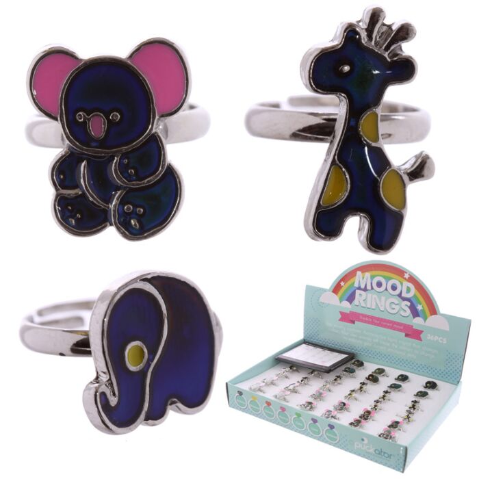 Wilde Dieren Kinder Moodring