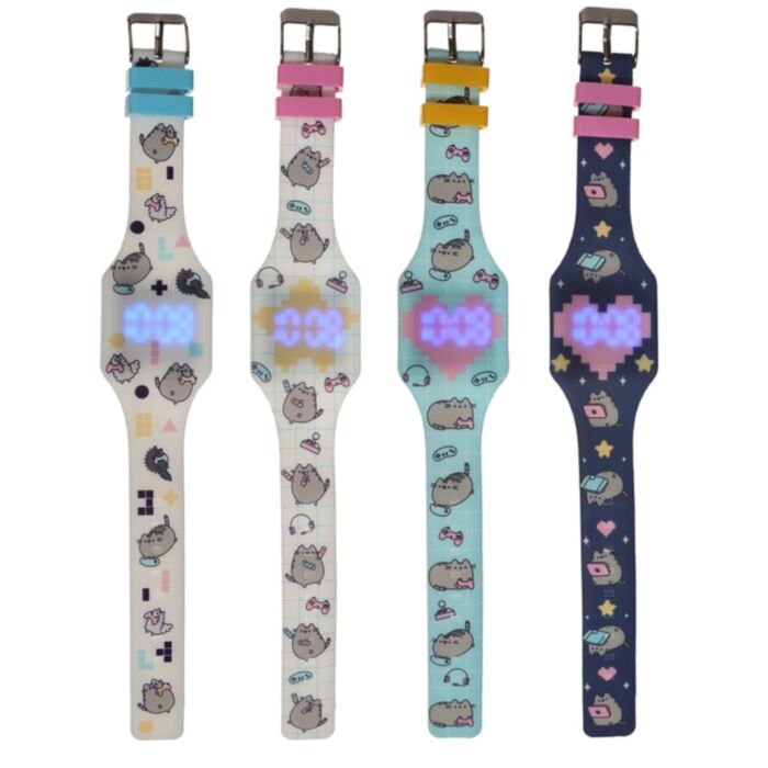 Pusheen Kat Digitaal Siliconen Horloge