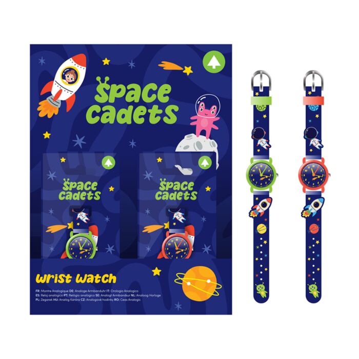 Space Cadets Astronaut Analoog Horloge