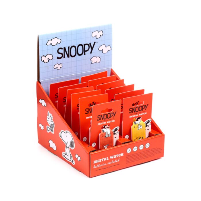 Peanuts Snoopy & Woodstock Silicone Digital Watch