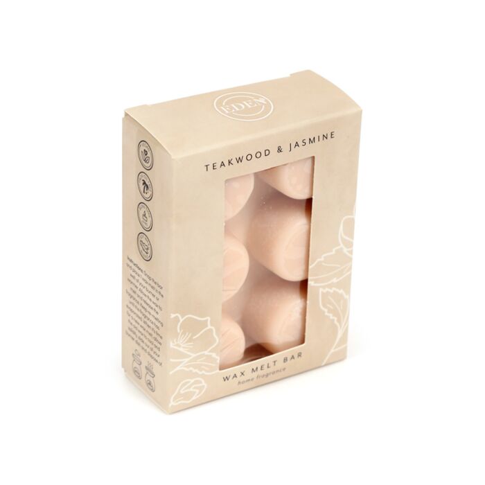 Eden Set van 6 Waxmelts Teakwood & Jasmijn