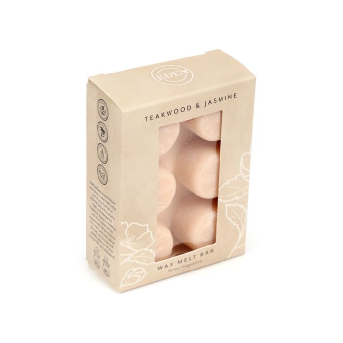 Eden Set van 6 Waxmelts Teakwood & Jasmijn