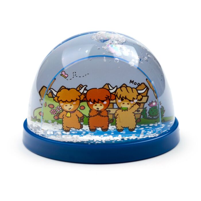 Adoramals Highland Coo Koe Small Glitter Sneeuwbol