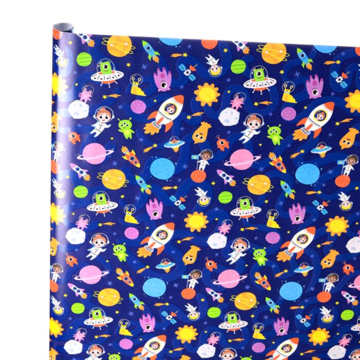 Astronaut 3m Cadeaupapier Rol