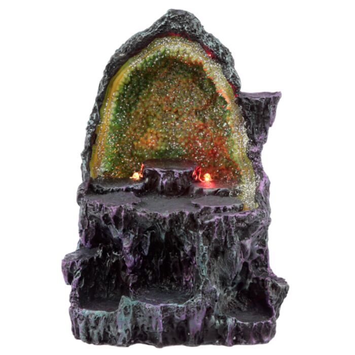 Dark Legends Kristalgrot LED Miniatuur Beeldjes Display