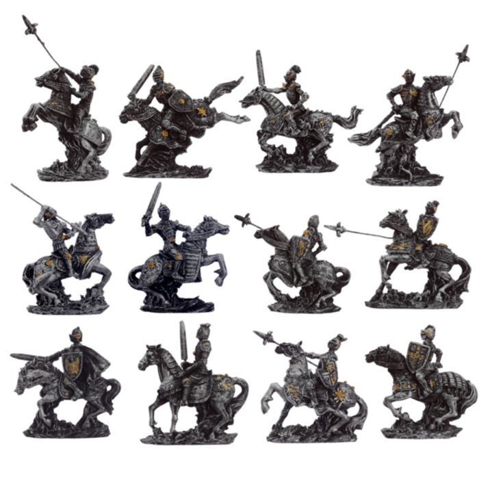 Middeleeuwse Ridder Miniatuur Beeldjes