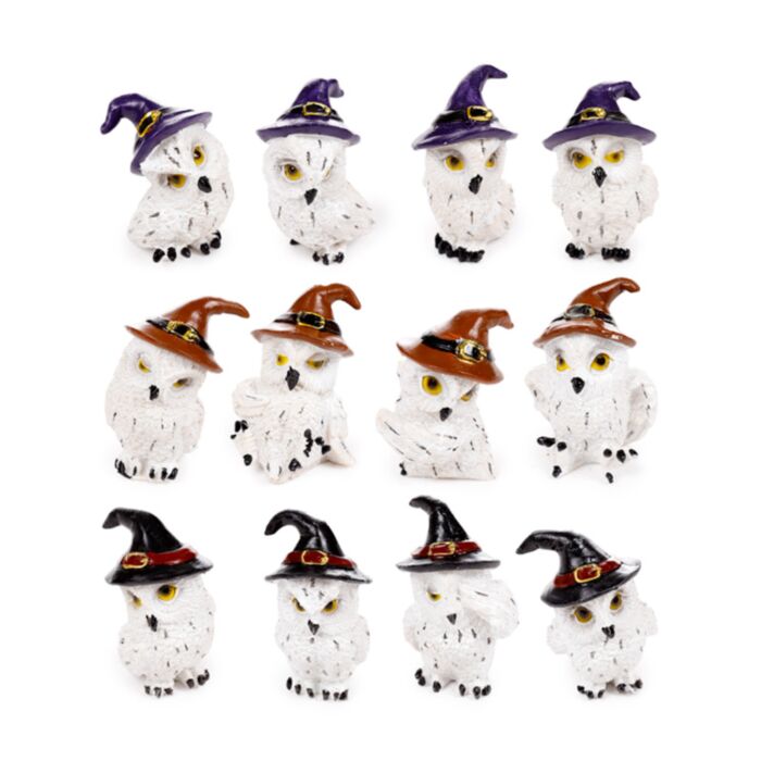 Wise Old Magical Owl Miniatuur Beeldjes