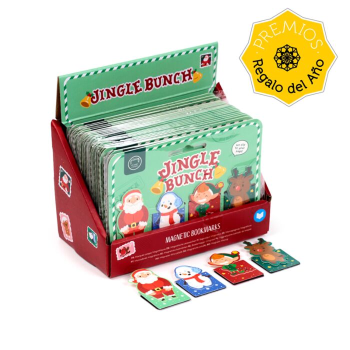 Jingle Kerstmis Magnetische Boekenlegger Set