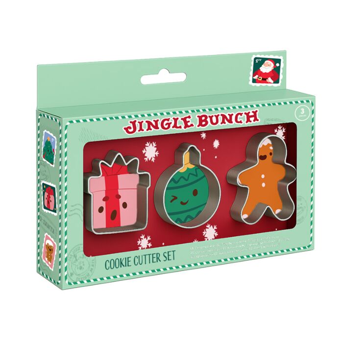 Jingle Bunch Kerstmis Koekjesuitsteker Set