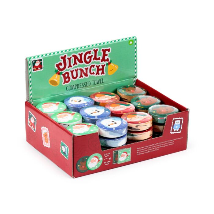 Jingle Kerstmis Compacte Reishanddoek