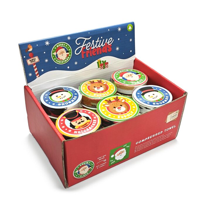 Festive Friends Kerstmis Compacte Reishanddoek