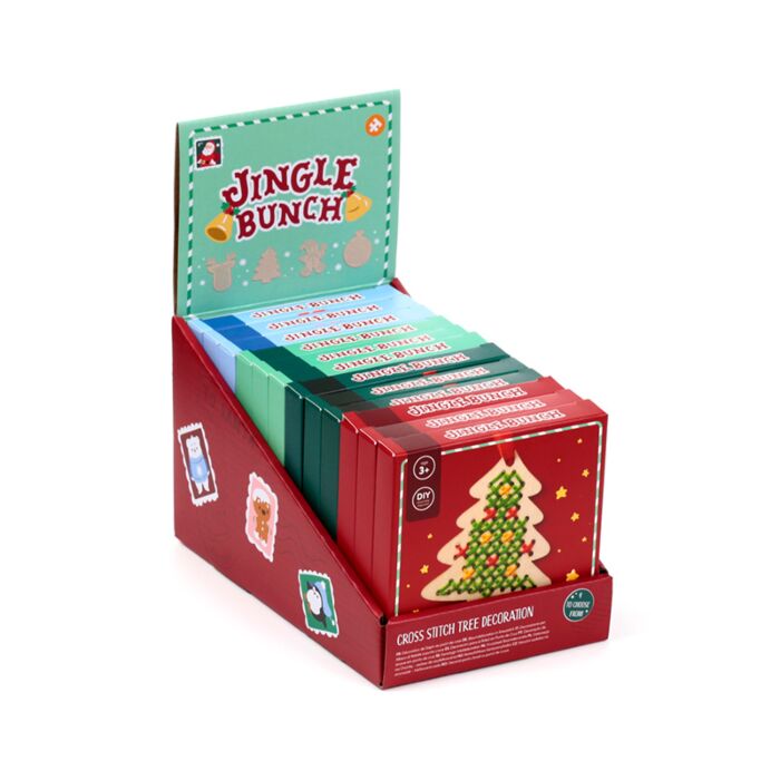 Jingle Kerstmis Kruissteek Doe-het-zelf Decoratie