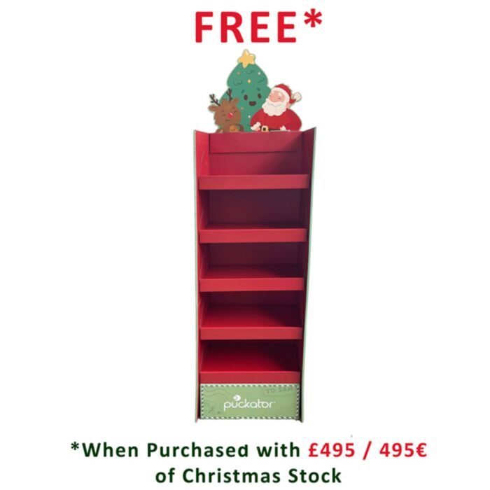 Jingle Bunch Kerstmis 4-schappen voorgevuld FSDU Display