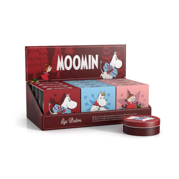 Moomin Kerstmis Lipbalsem in blik