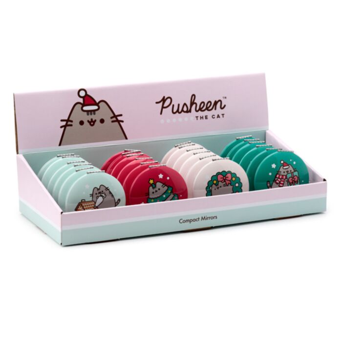 Kerstmis Pusheen de Kat Compact Make Up Spiegeltje