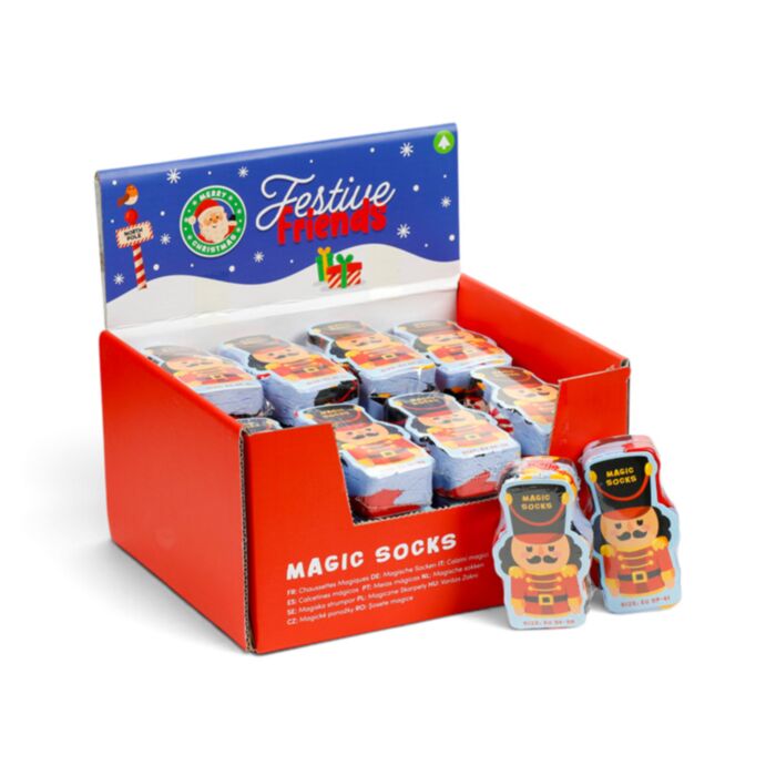 Festive Friends Kerstmis Notenkraker Compacte Sokken