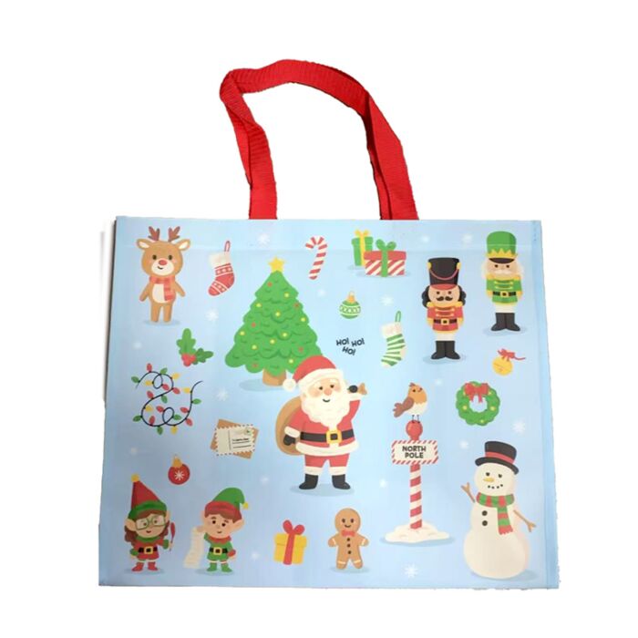 Festive Friends Kerstmis Herbruikbare Shopper Tas