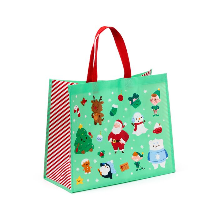 Jingle Kerstmis Herbruikbare Shopper Tas