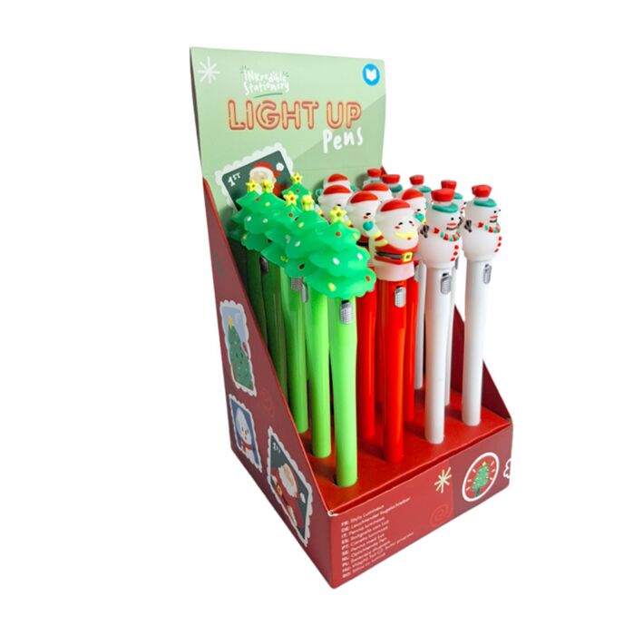Jingle Bunch LED Fijnschrijver Pen - Zwart