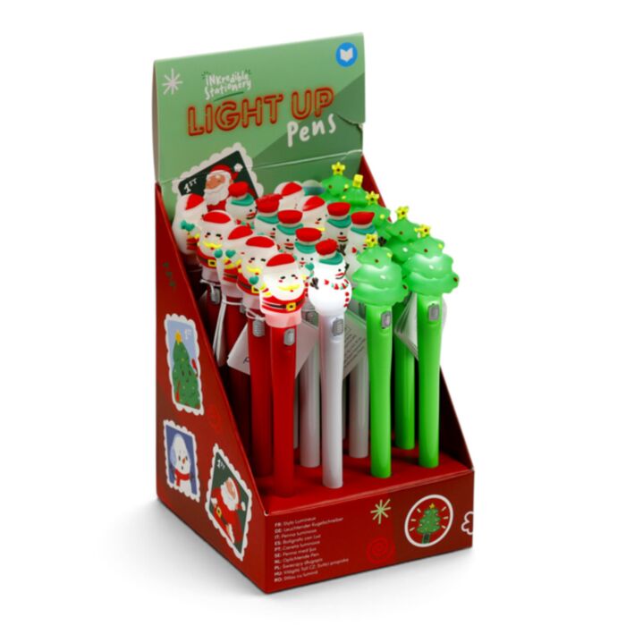 Jingle Bunch LED Fijnschrijver Pen - Zwart