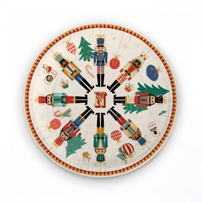 Kerstmis Notenkraker Set 10 Papieren Borden