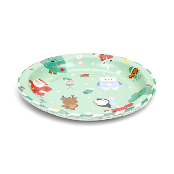 Jingle Bunch Kerstmis Set 10 Papieren Borden