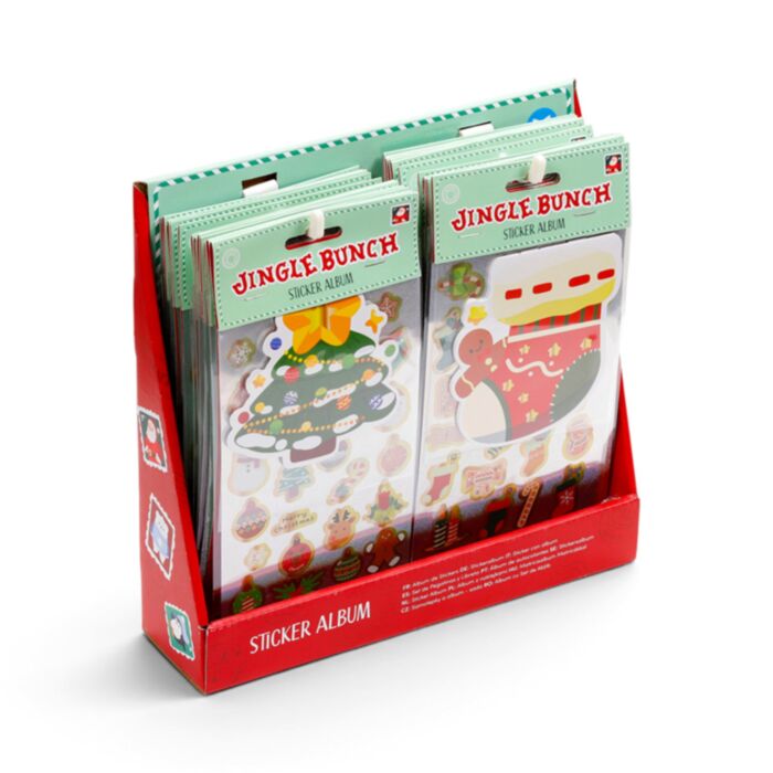 Kerstmis Jingle Bunch Stickerboek & Stickers