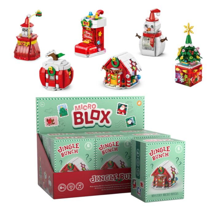 Mystery Jingle Bunch Kerstmis Micro Blox  Bouwblokken