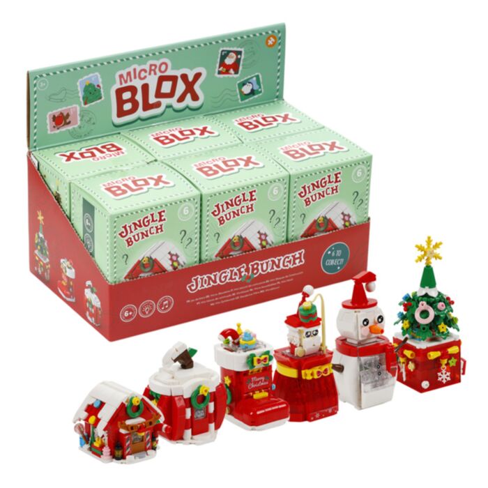 Mystery Jingle Bunch Kerstmis Micro Blox  Bouwblokken