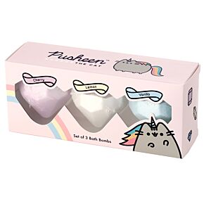 Beauty Cadeauset van 3 Pusheen de Kat Bruisballen Fruitig