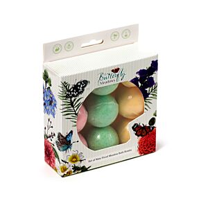 Beauty Cadeauset 9 Butterfly Meadows Mini Bruisballen