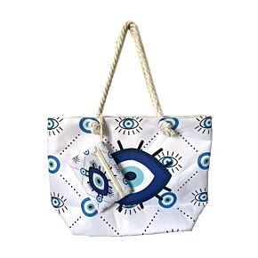 Ovaal Bescherming Evil Eye Strandtas Ovaal Bescherming Evil Eye Strandtas