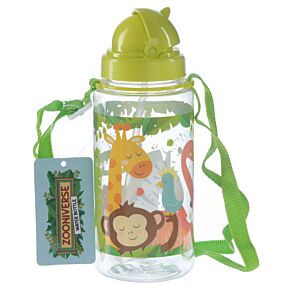 Zoo Duurzame BPA-vrij 450ml  Kinder Waterfles Rietje
