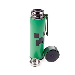 Minecraft Creeper Thermosfles 450ml Thermometer