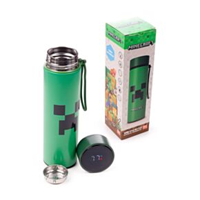 Minecraft Creeper Thermosfles 450ml Thermometer