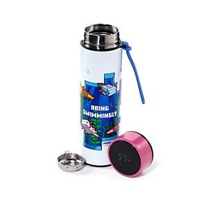 Minecraft Axolotl Thermosfles 450ml Thermometer