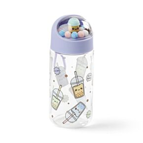 Foodiemals Bubble Tea 350ml Ecozen Kinder Drinkfles Bedeltje