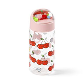 Foodiemals Cherry Kers 350ml Ecozen Kinder Drinkfles Bedeltje