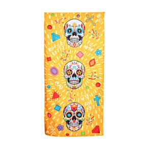 Dia de Los Muertos Microvezel Strandhanddoek