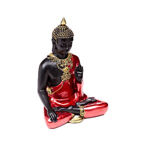 Rood, Zwart & Goud Thaise Boeddha Meditatie
