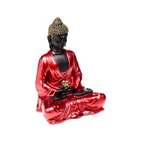 Rood, Zwart & Goud Thaise Boeddha Contemplatie
