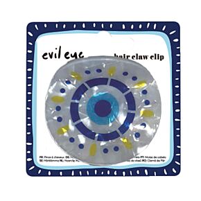 Bescherming Evil Eye Rond Haarklauwclip