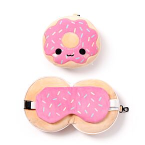 Relaxeazzz Adorasnacks Donut Rond Reiskussen & Slaapmasker Relaxeazzz Adorasnacks Donut Rond Reiskussen & Slaapmasker