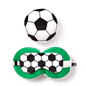 Relaxeazzz Football Rond Reiskussen & Slaapmasker Relaxeazzz Football Rond Reiskussen & Slaapmasker