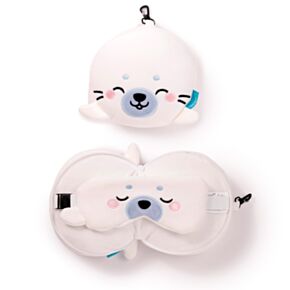 Relaxeazzz Adoramals Kai de Zeehond Rond Reiskussen & Slaapmasker