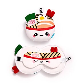 Relaxeazzz Foodiemals Nori de Ramen-kom Reiskussen & Slaapmasker