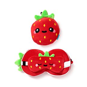 Relaxeazzz Elidi de Aardbei Foodiemals Reiskussen & Slaapmasker