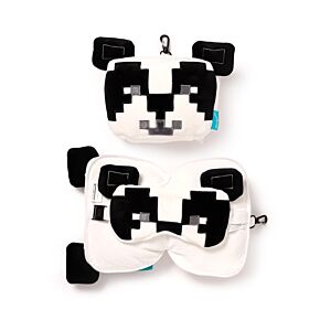 Relaxeazzz Minecraft Panda Rond Reiskussen & Slaapmasker